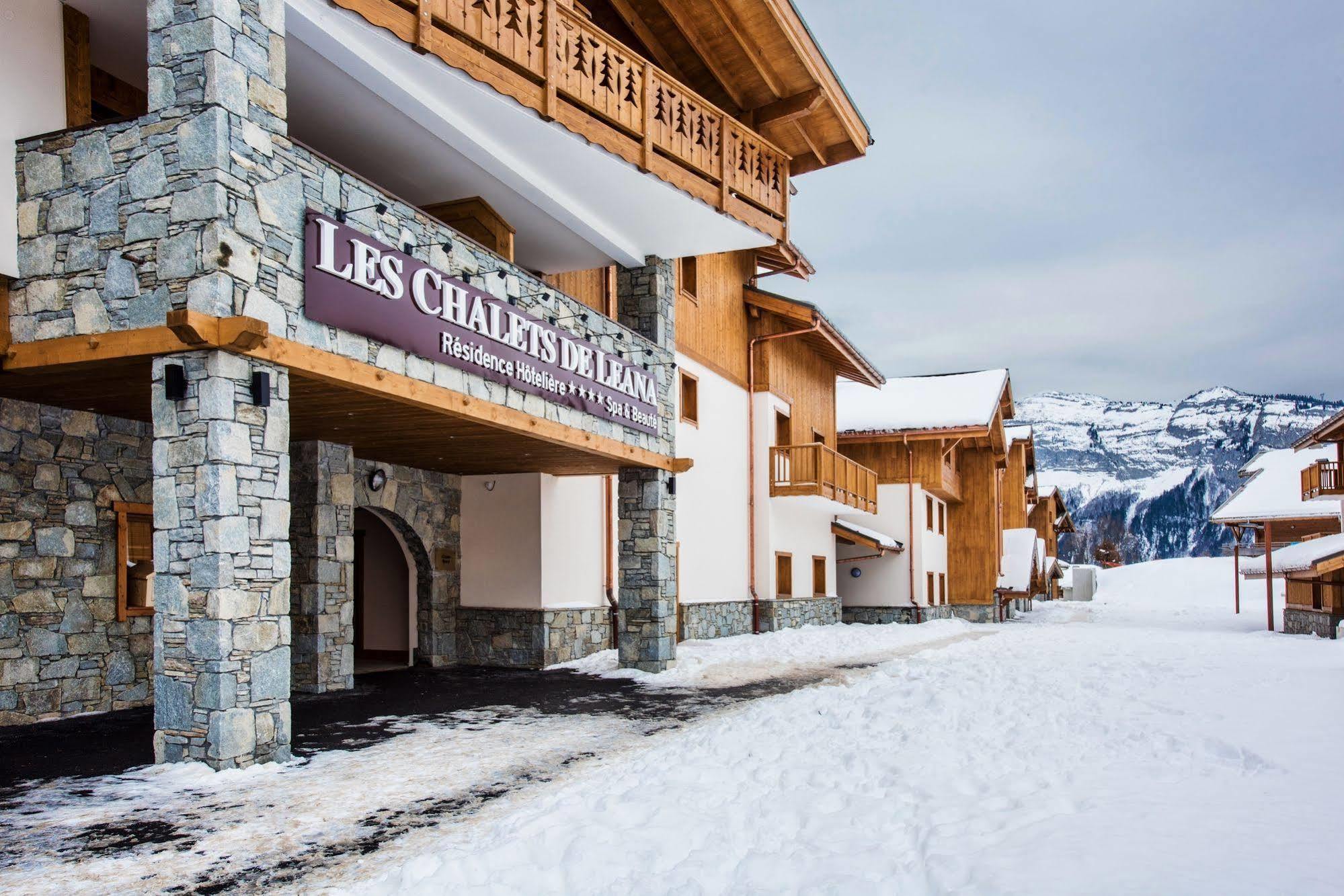 Cgh Residences And Spa Les Chalets De Leana Les Carroz d'Araches Dış mekan fotoğraf