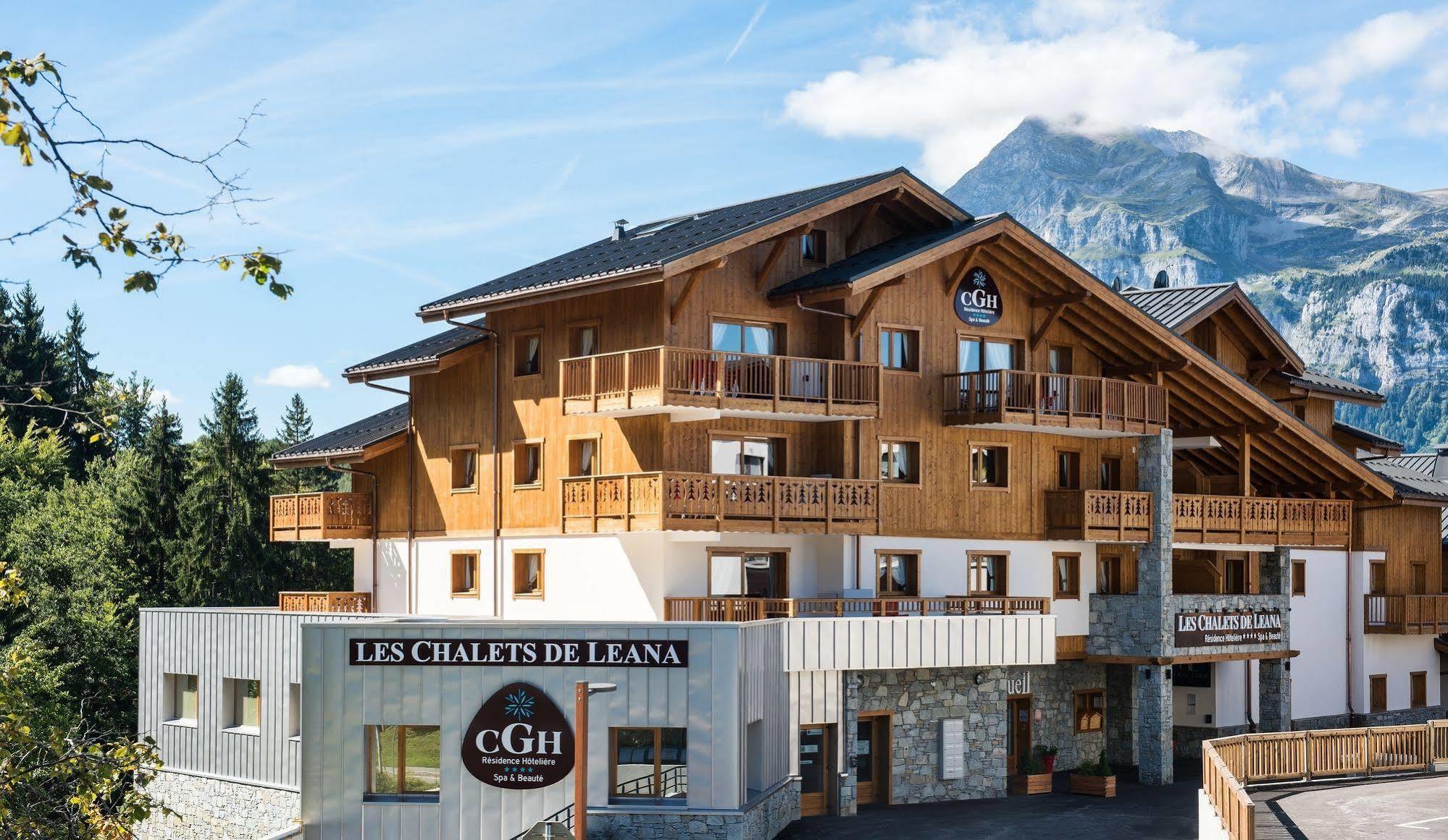 Cgh Residences And Spa Les Chalets De Leana Les Carroz d'Araches Dış mekan fotoğraf